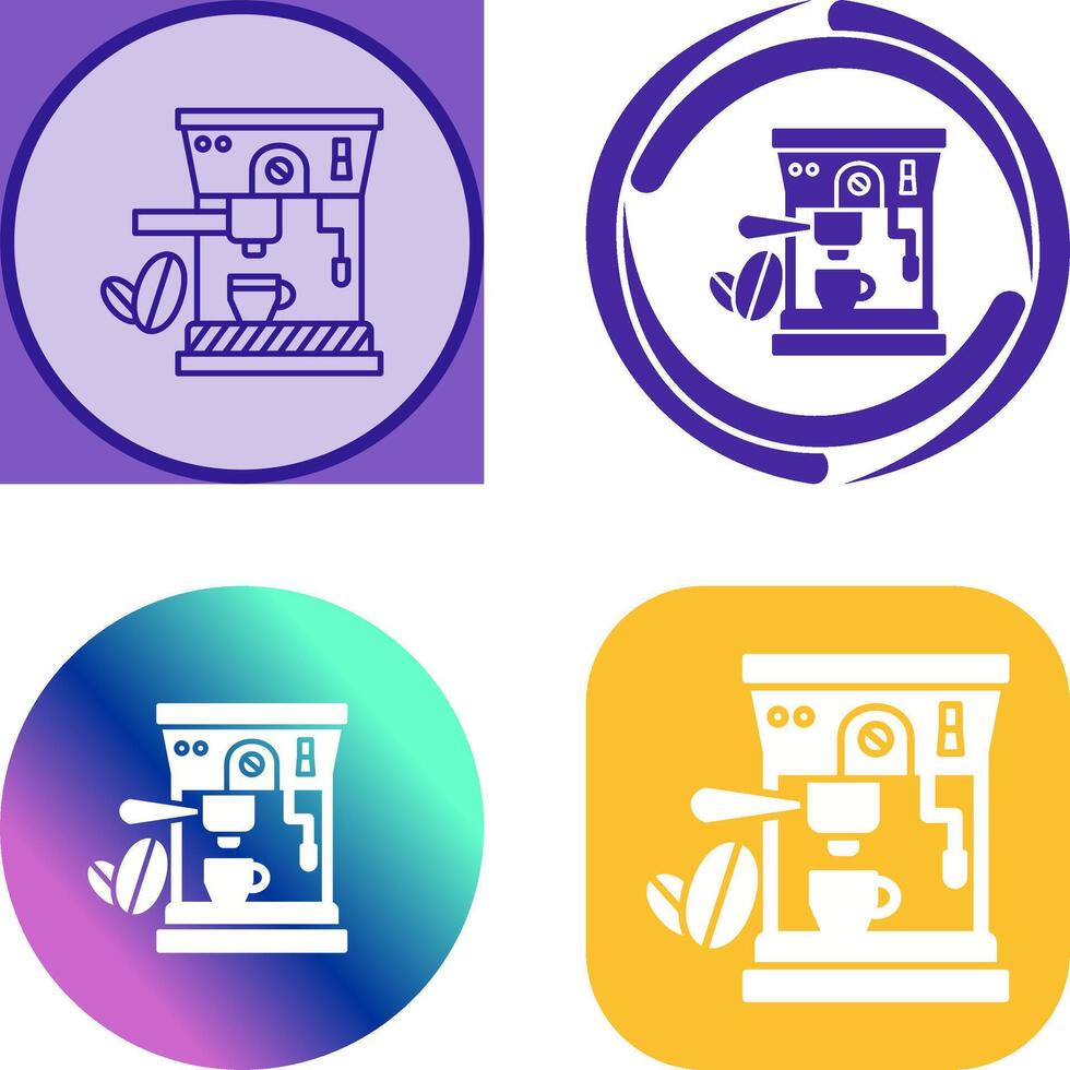 Coffee Machine Icon Design vector