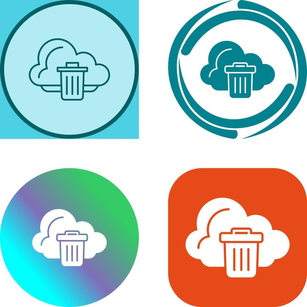 Trash Icon Design vector