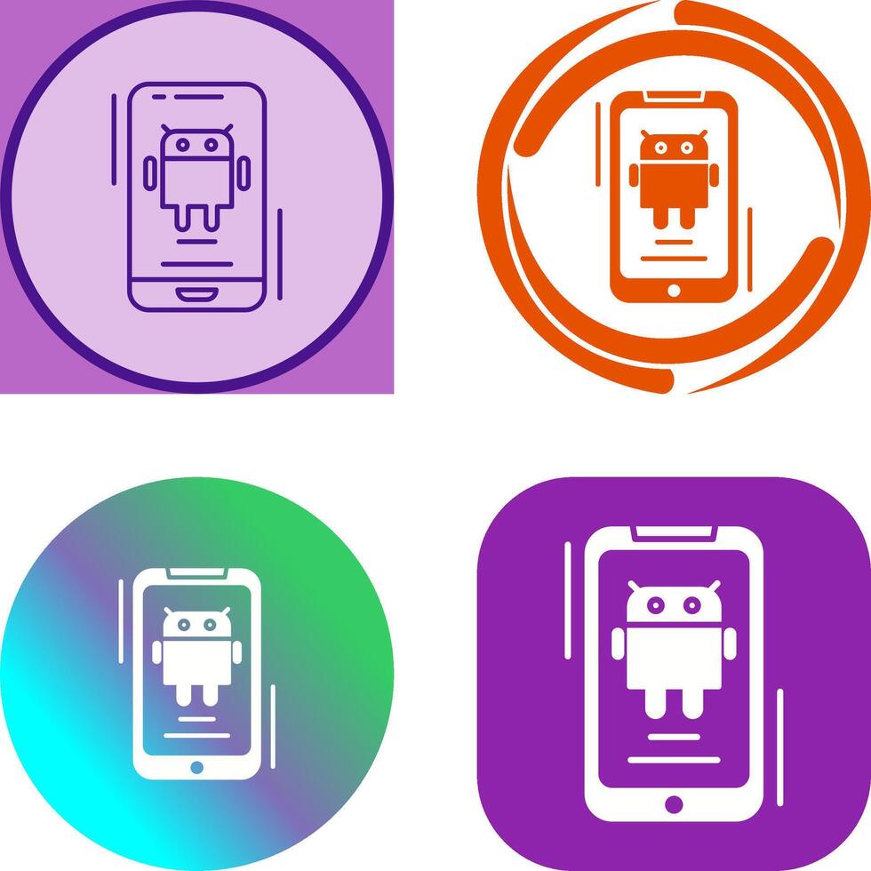 Android Icon Design vector