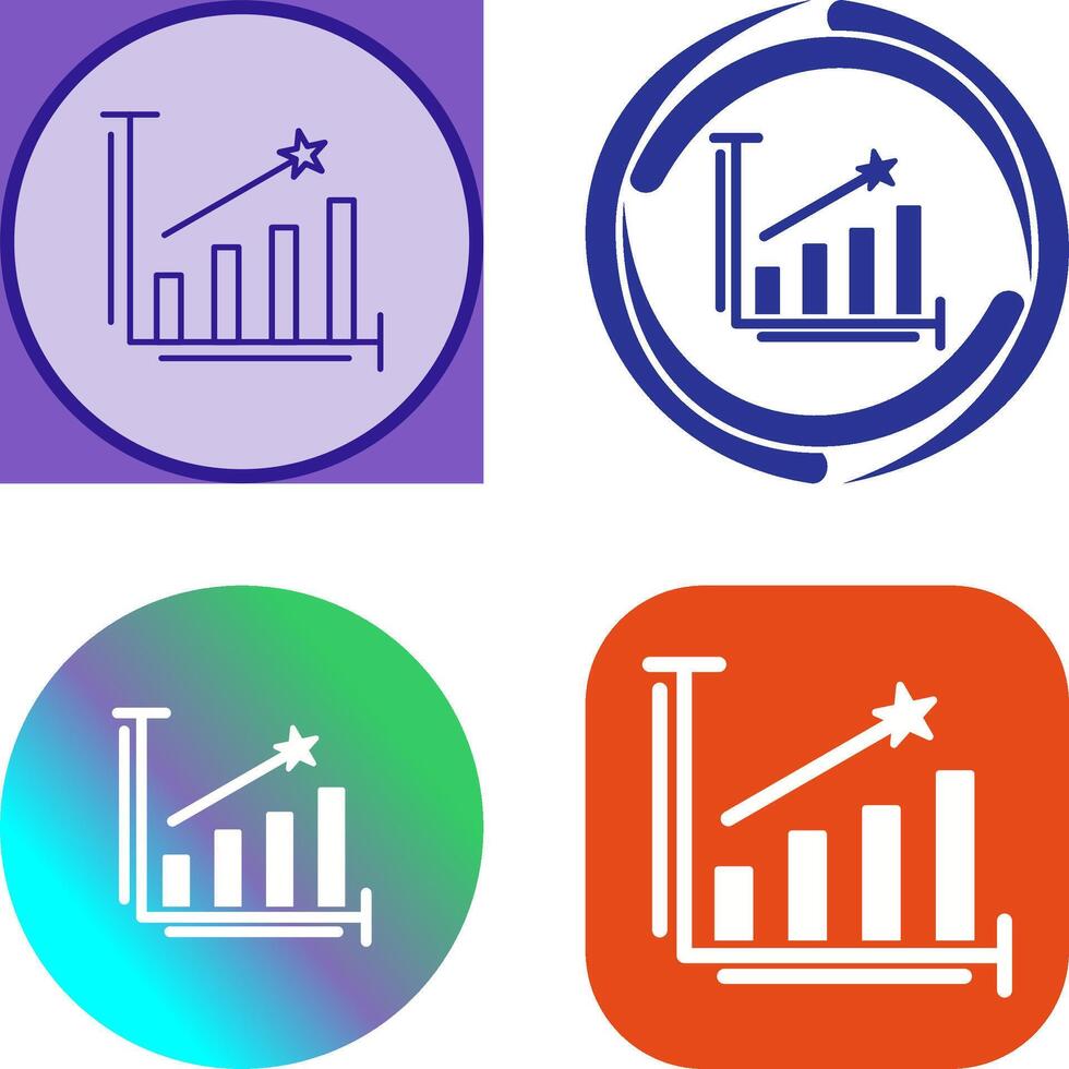 Line Bars Icon Design vector