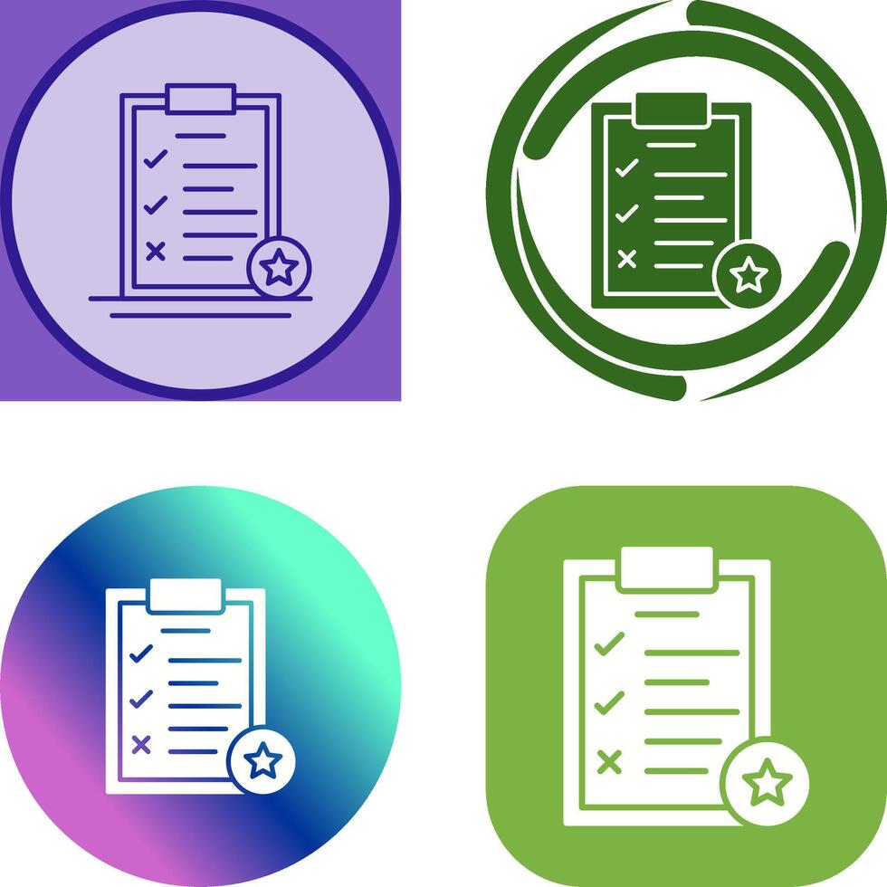 Task List Icon Design vector