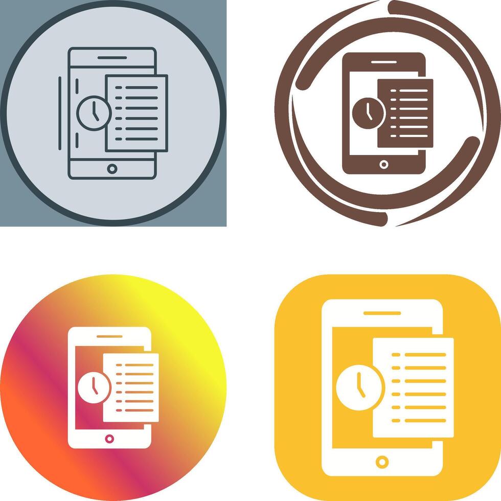 Online Quiz Icon Design vector