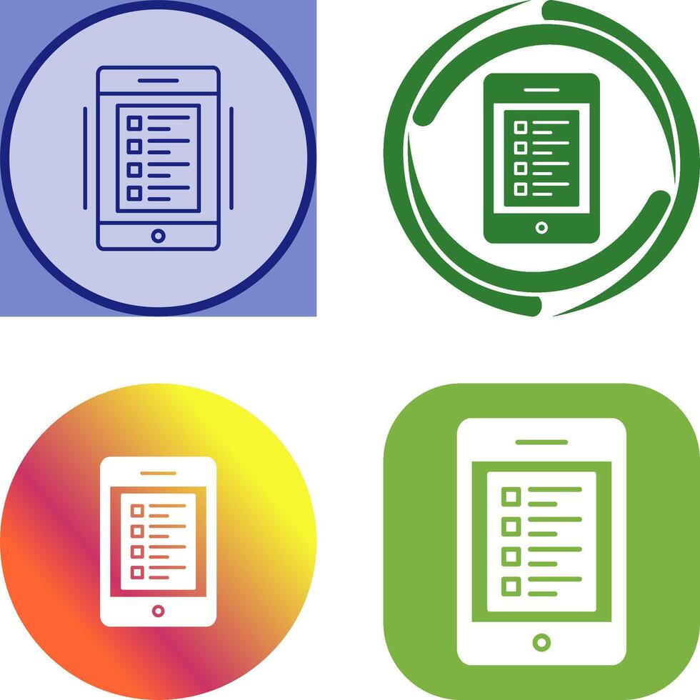 Online Test Icon Design vector