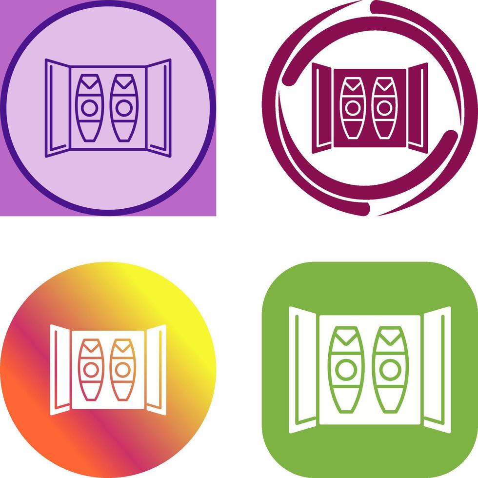 Cigar Box Icon Design vector