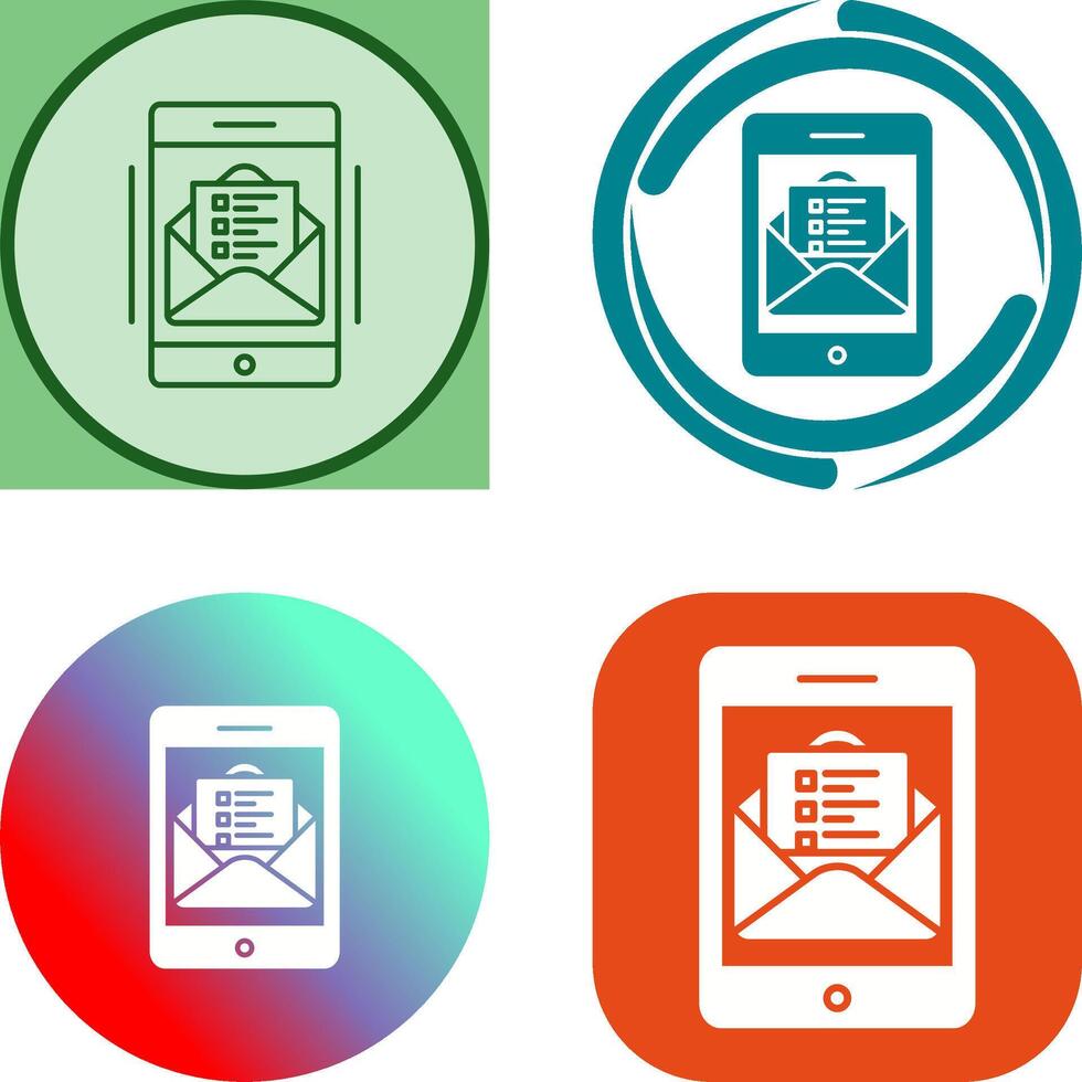 Email Icon Design vector