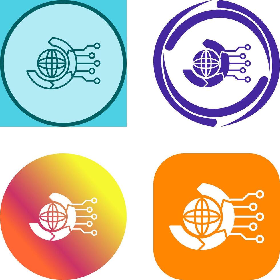 Internet Icon Design vector