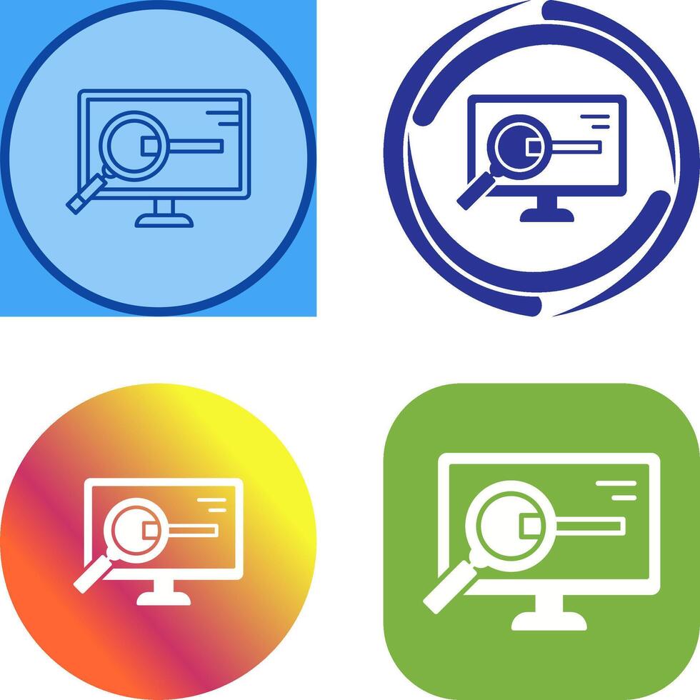 Search Icon Design vector