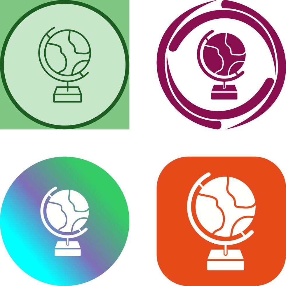 Globe Icon Design vector