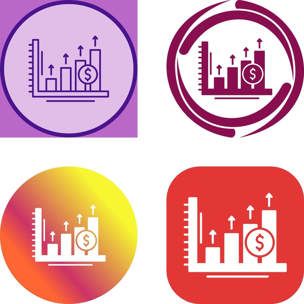 Profit Icon Design vector