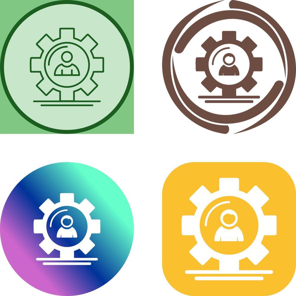 Management Icon Design vector