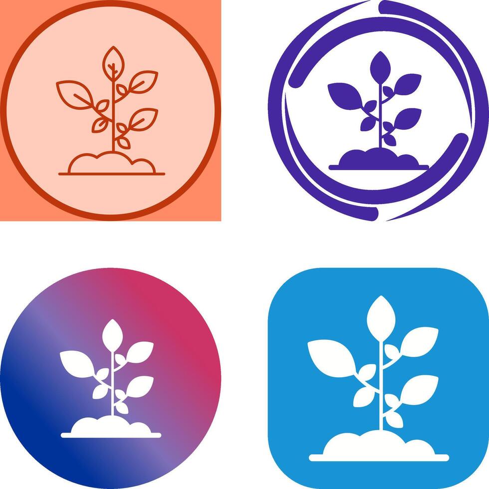 Sprout Icon Design vector