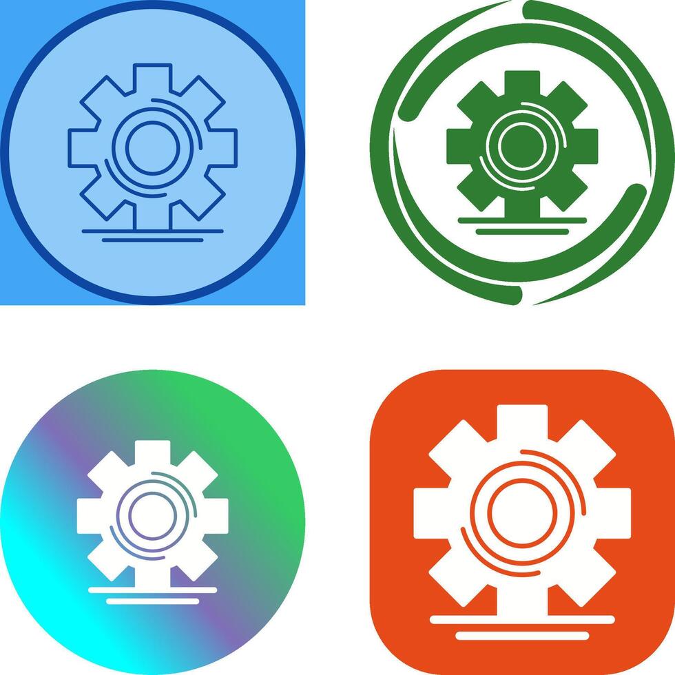 Setting Icon Design vector