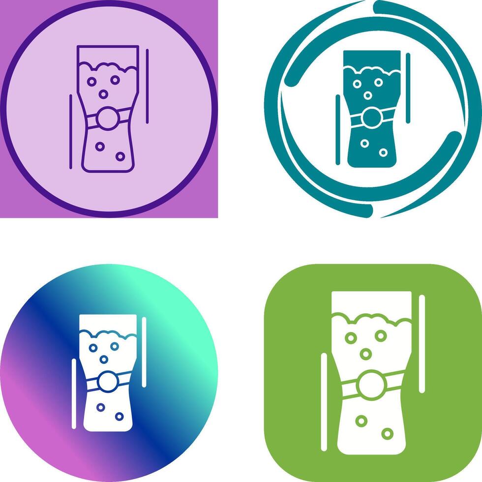 Pint Of Beer Icon Design vector