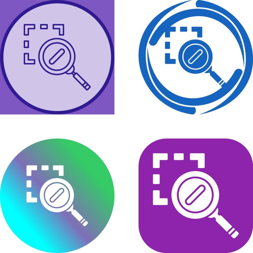 Zoom Out Icon Design vector