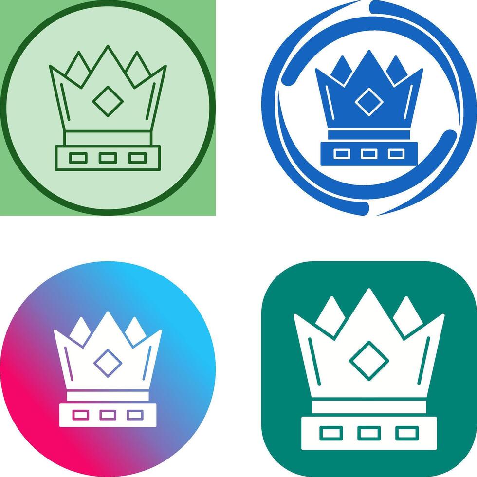 Crown Icon Design vector