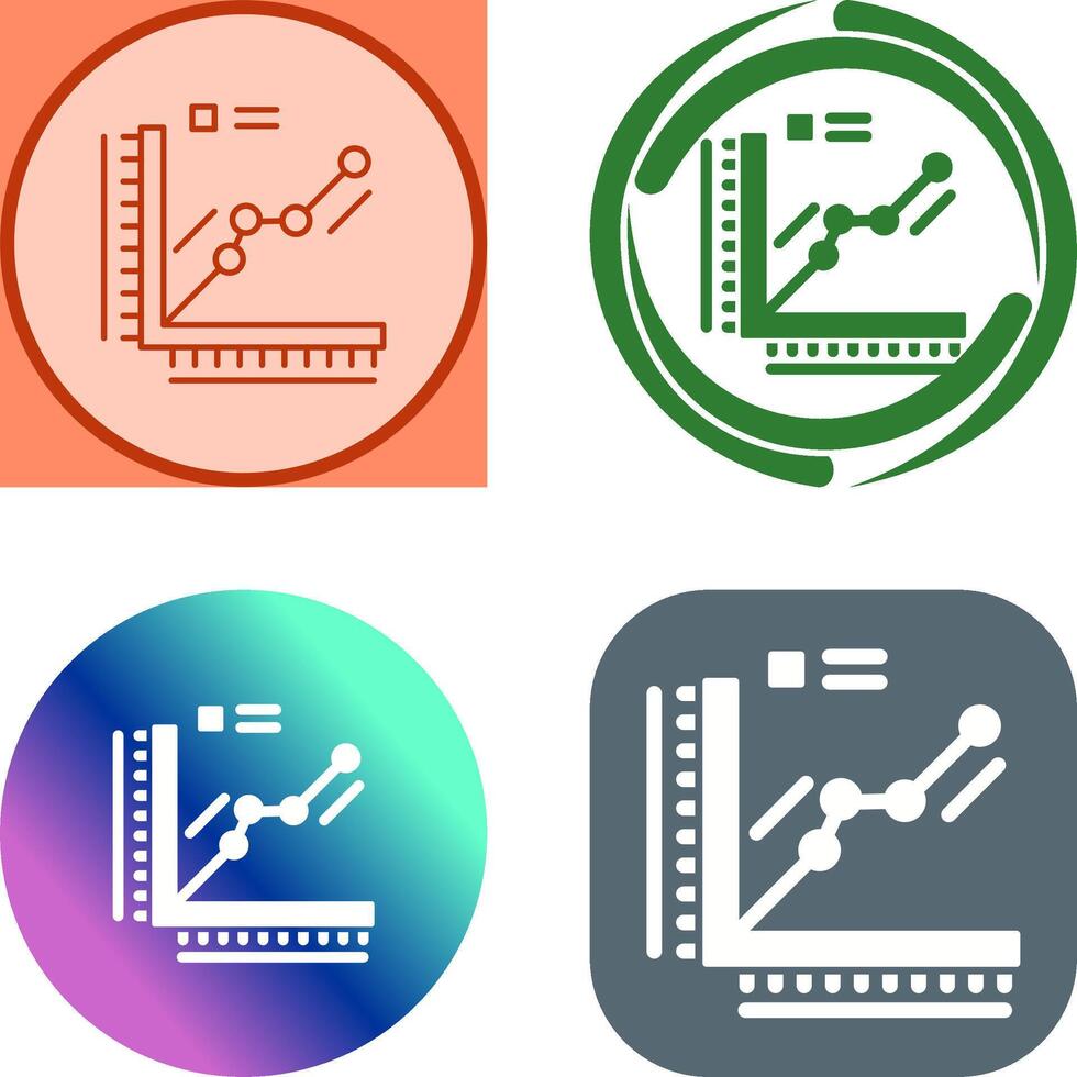 Graph Icon Design vector