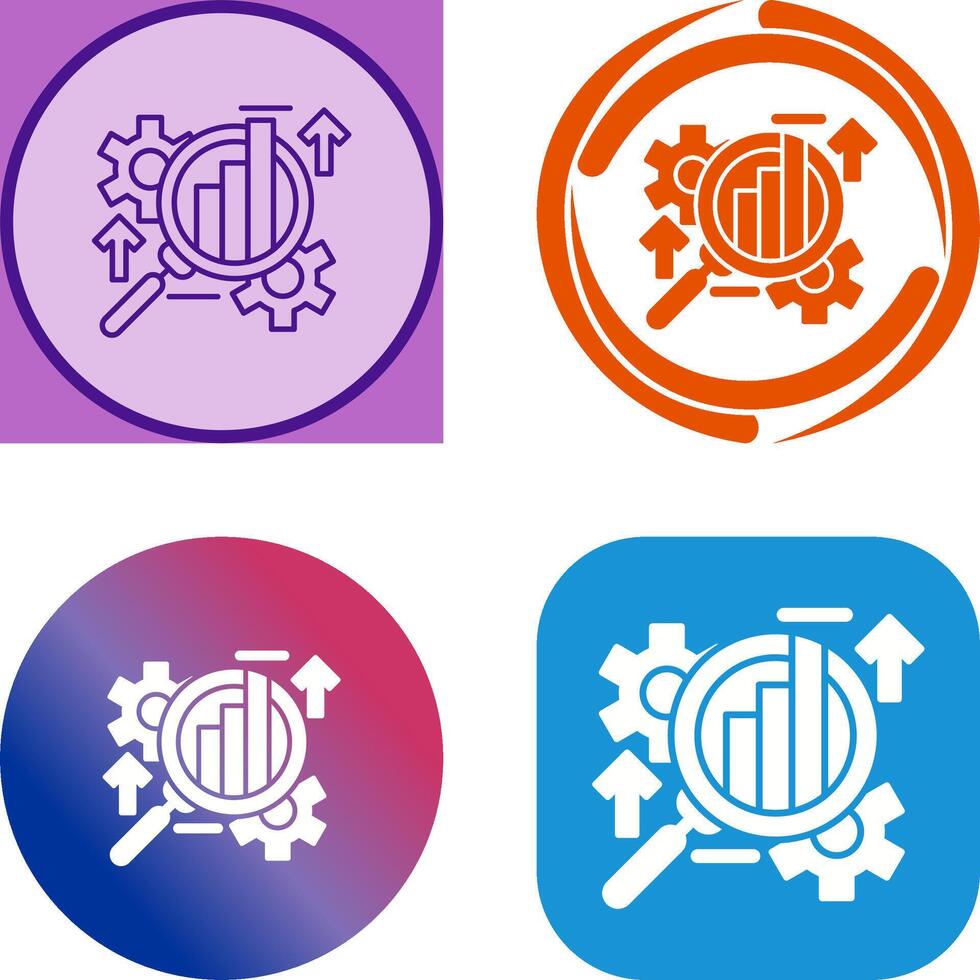 Analysis Icon Design vector