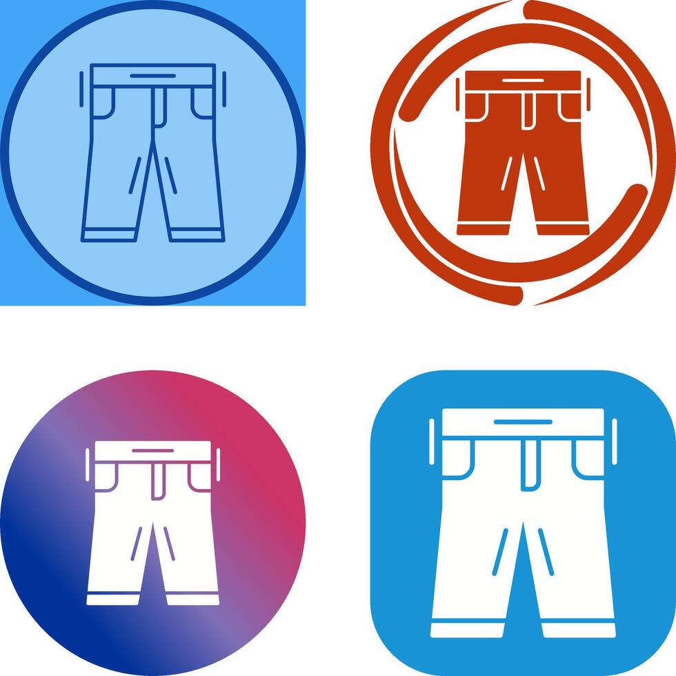 Pants Icon Design vector
