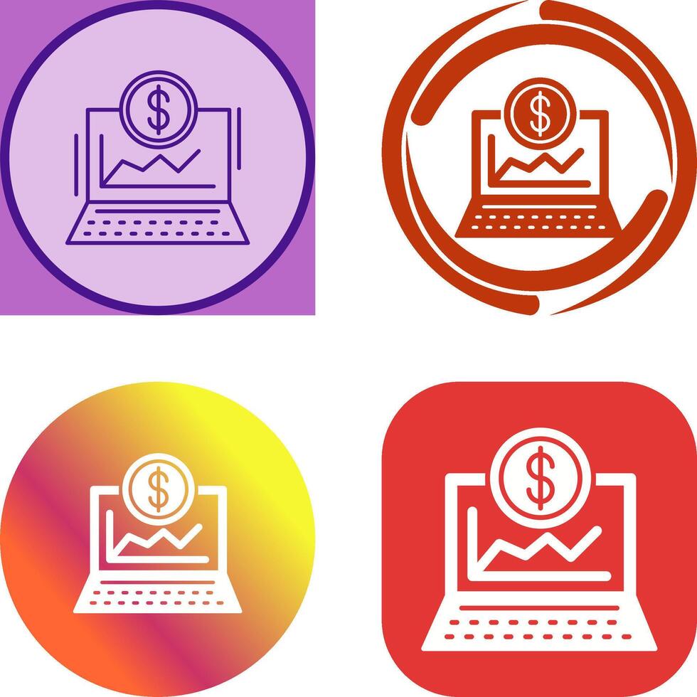 Laptop Icon Design vector