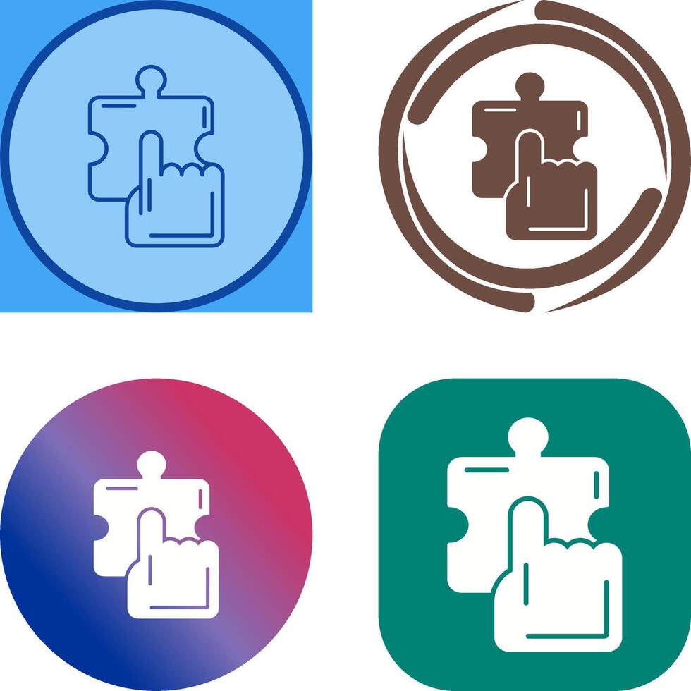 Quick Selection Icon Design vector