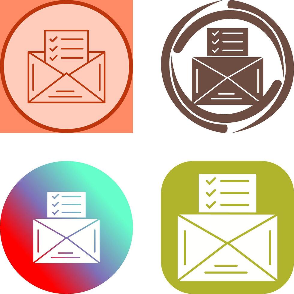 Check List Icon Design vector