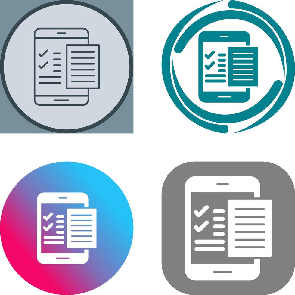 Check List Icon Design vector