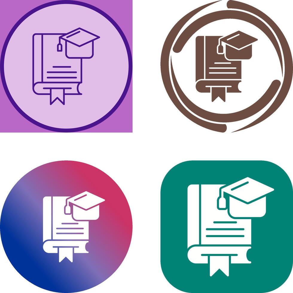 Graduation Icon Design vector