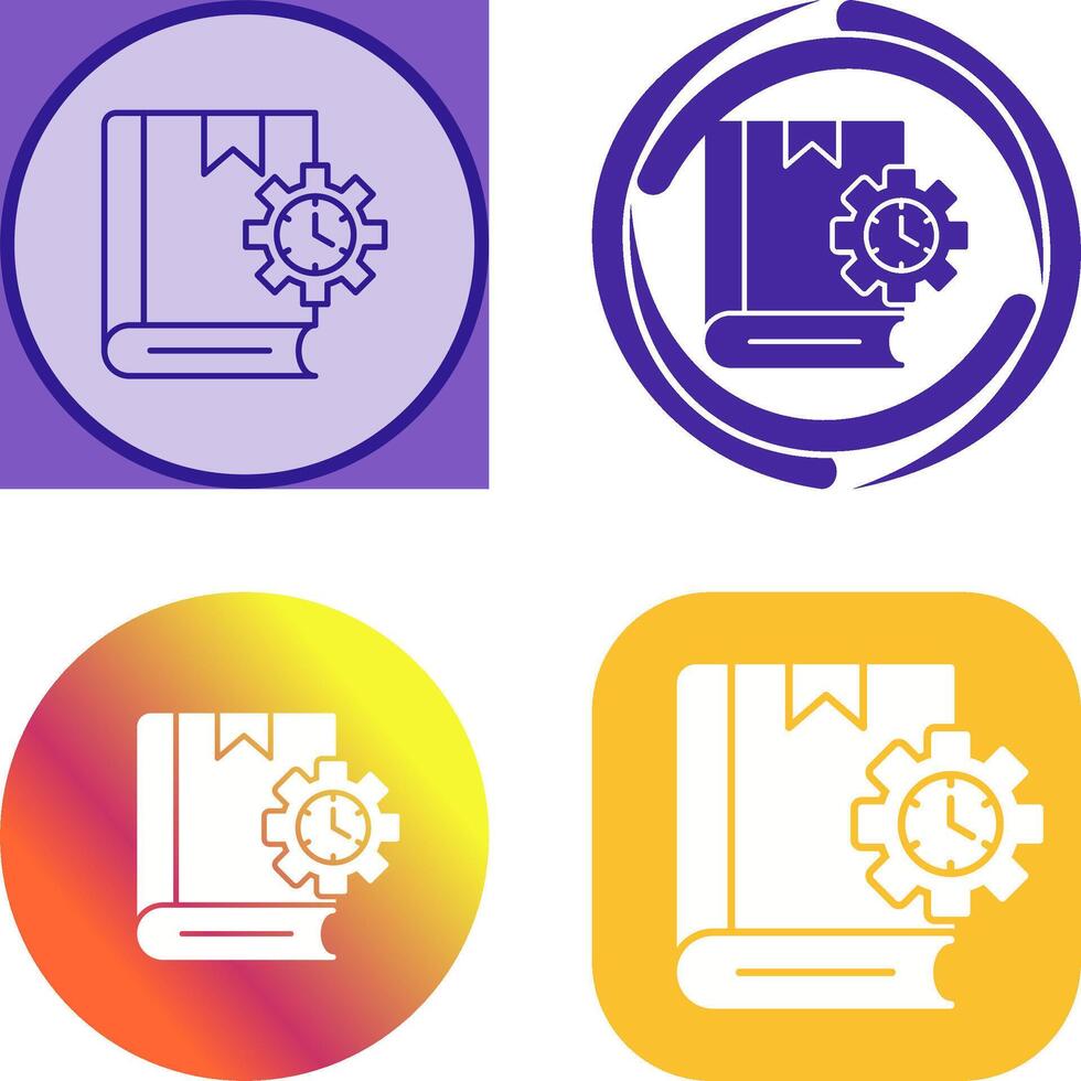 Duration Icon Design vector