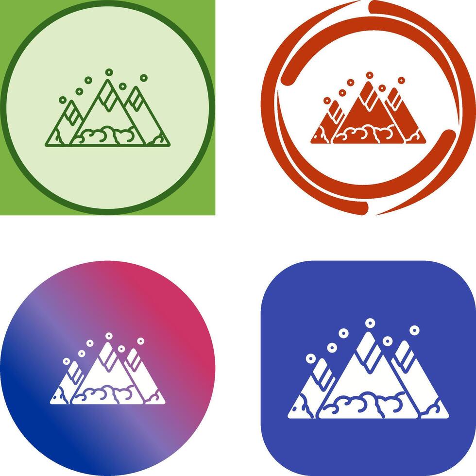 Mountain Icon Design vector