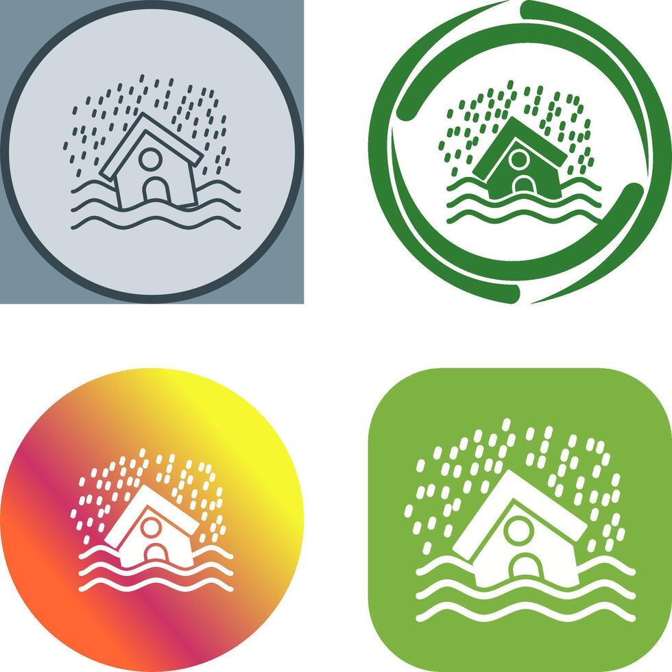 Disaster Icon Design vector