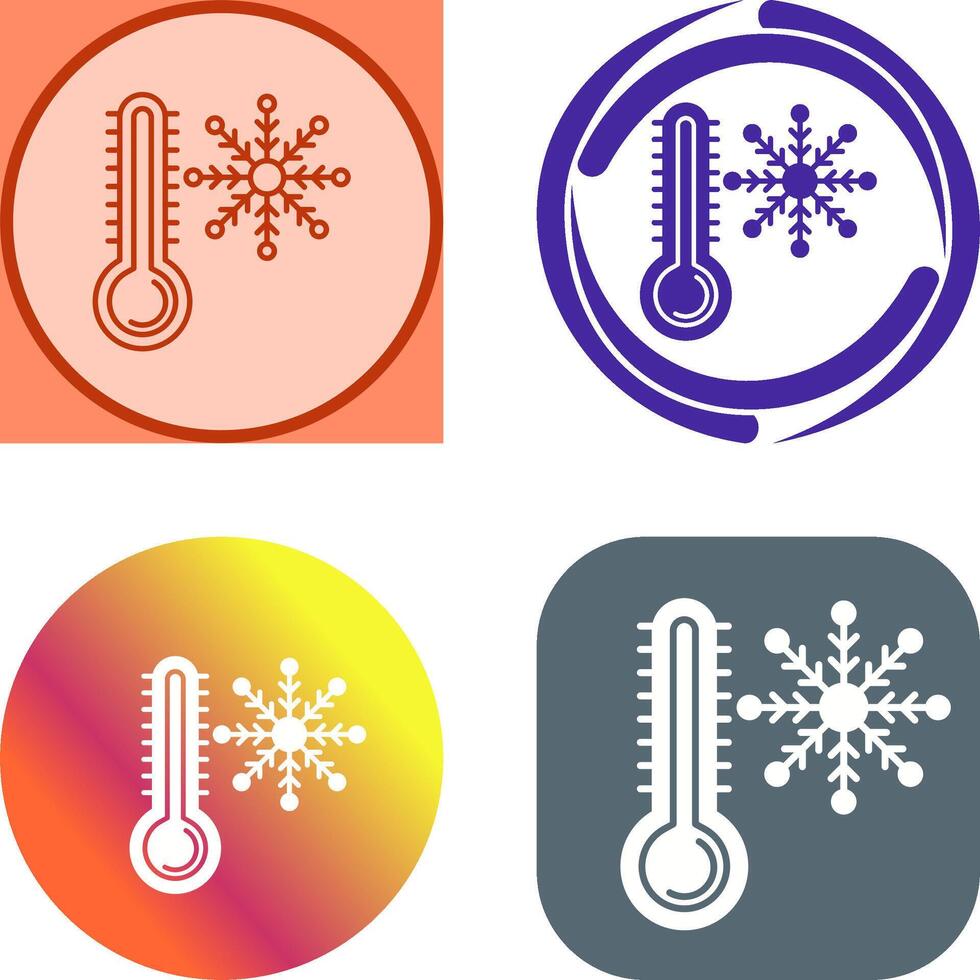 Cold Icon Design vector