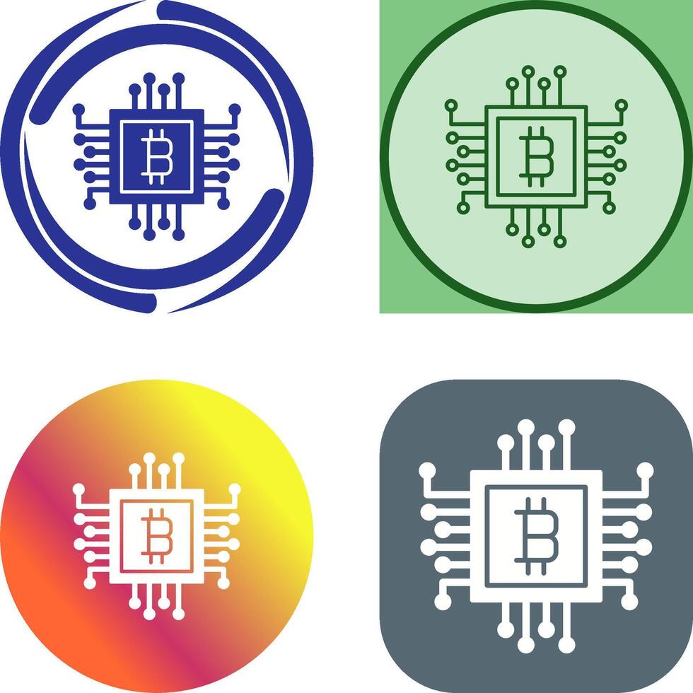 Chip Icon Design vector