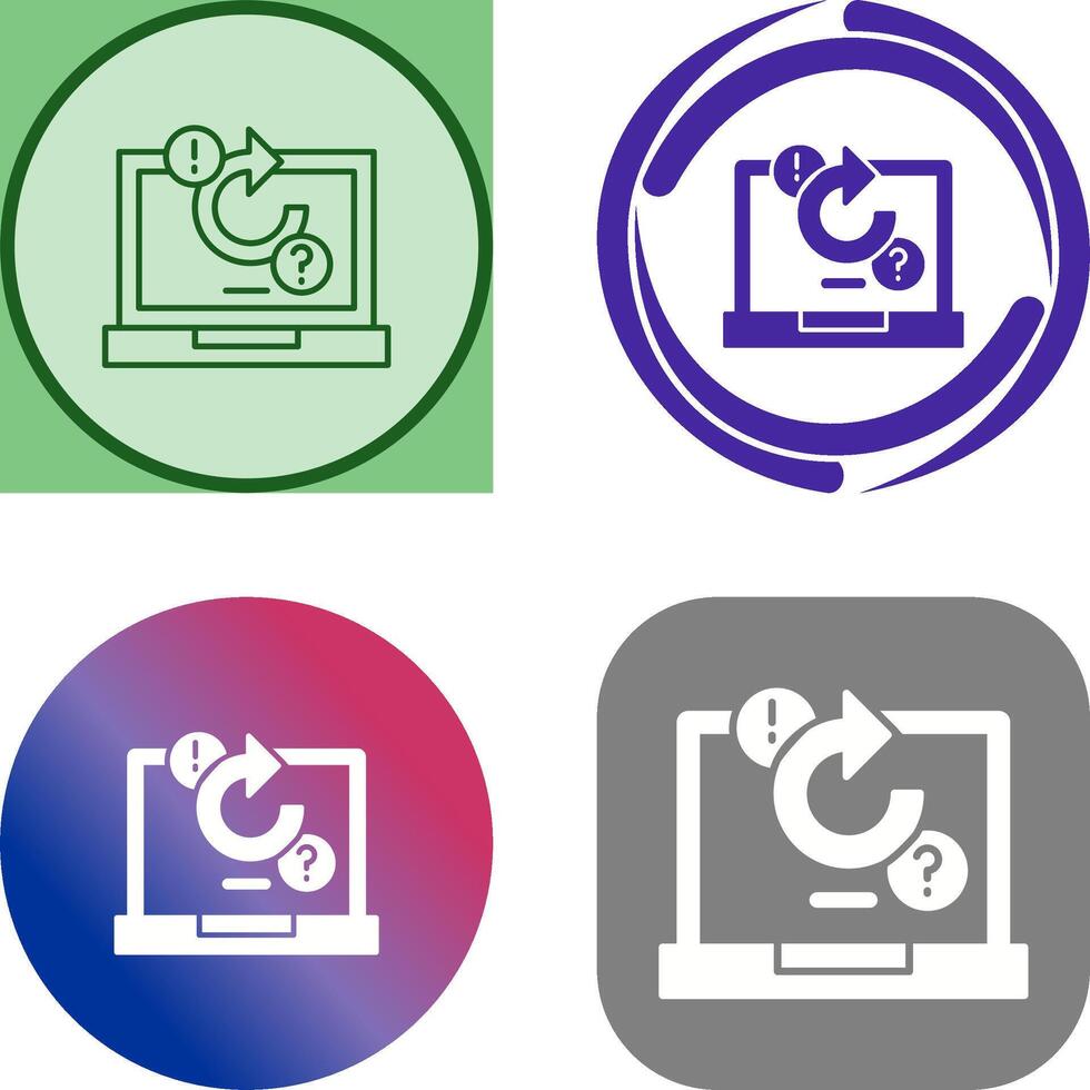 Problem solving Icon Design vector
