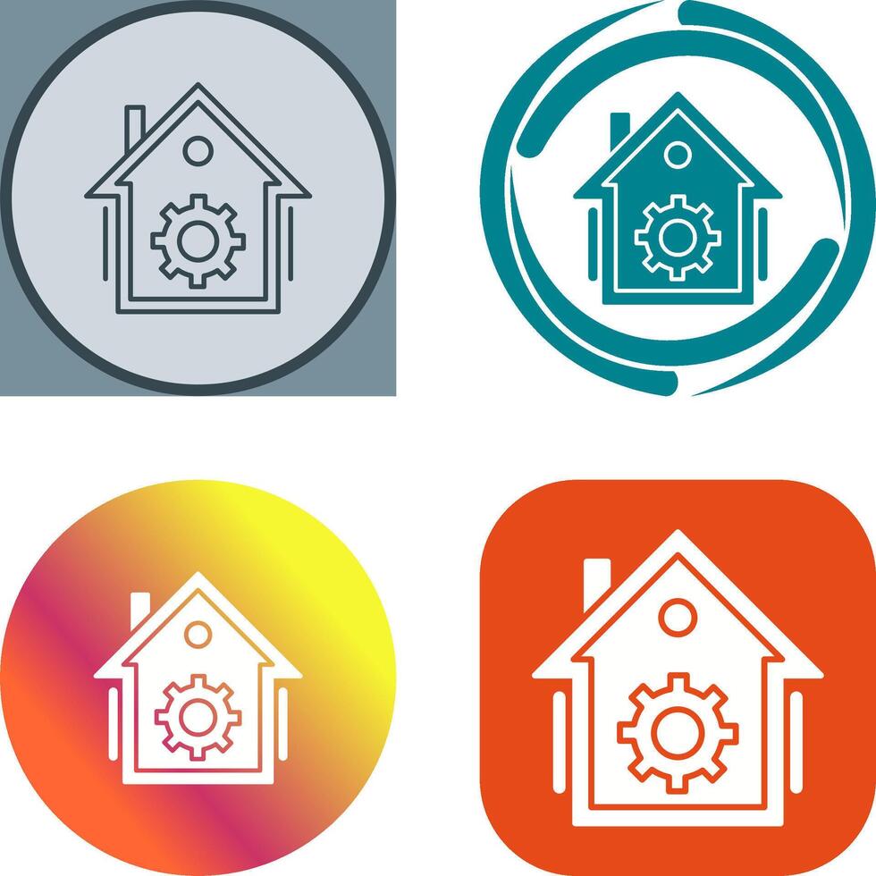 Home Automation Icon Design vector