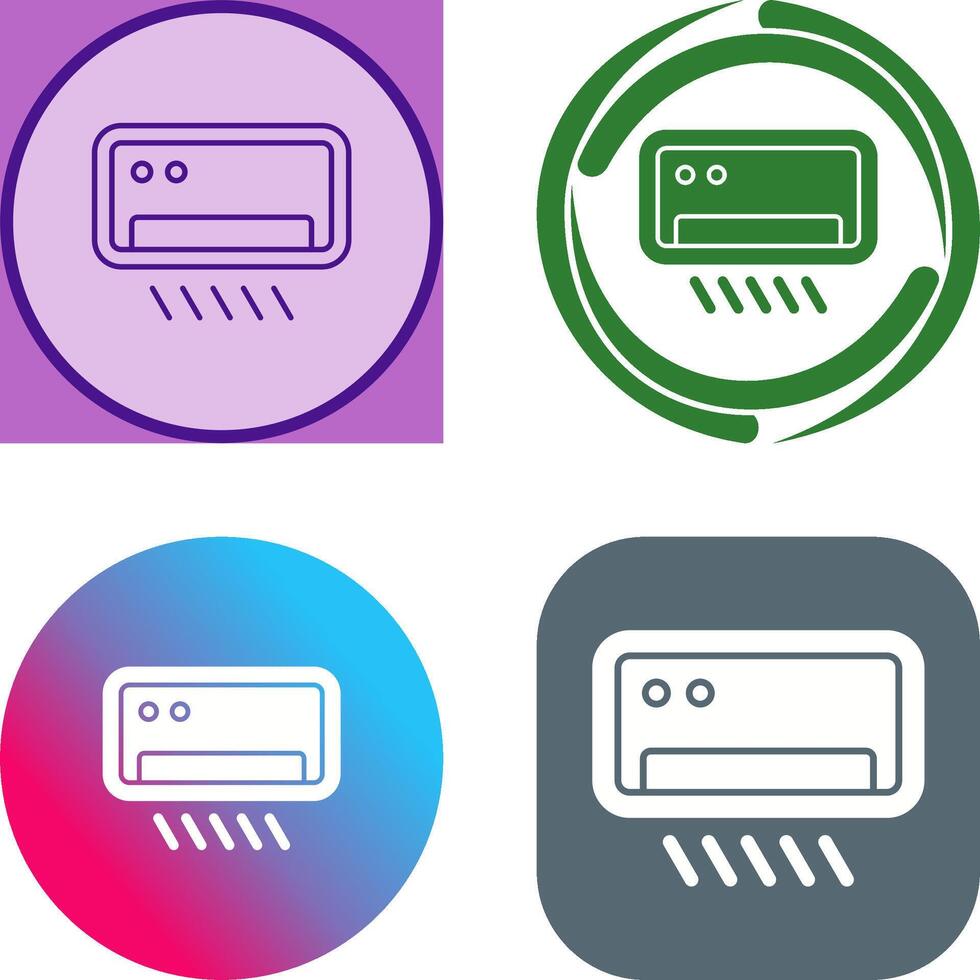 Air Conditioner Icon Design vector
