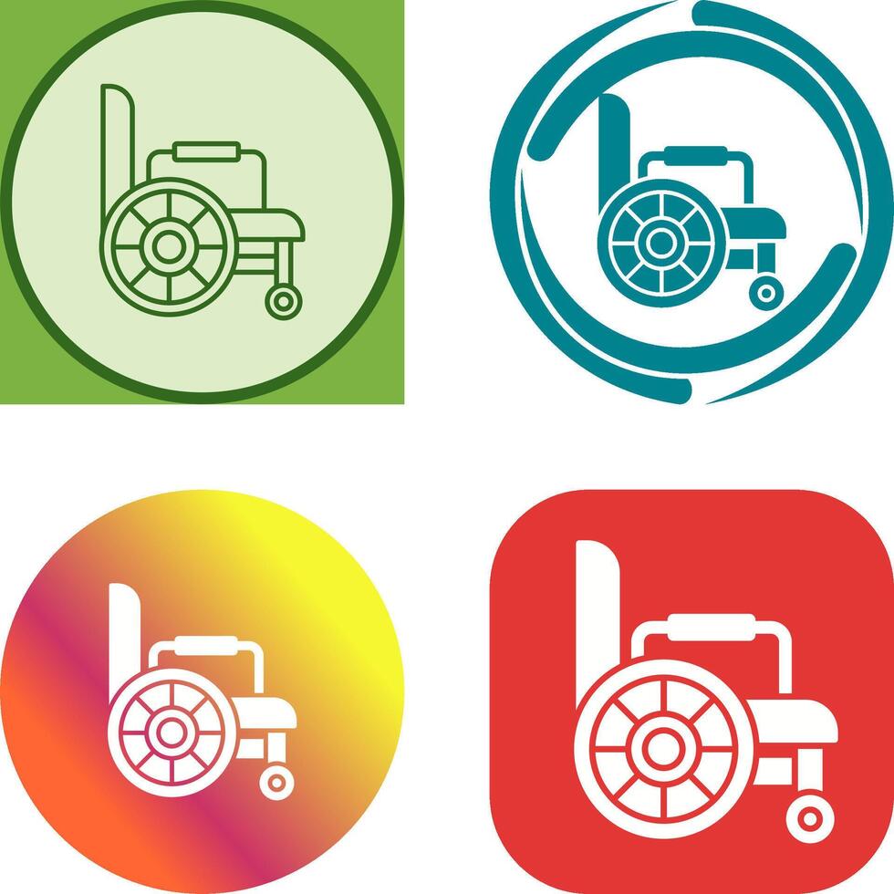 Wheelchair Icon Design vector