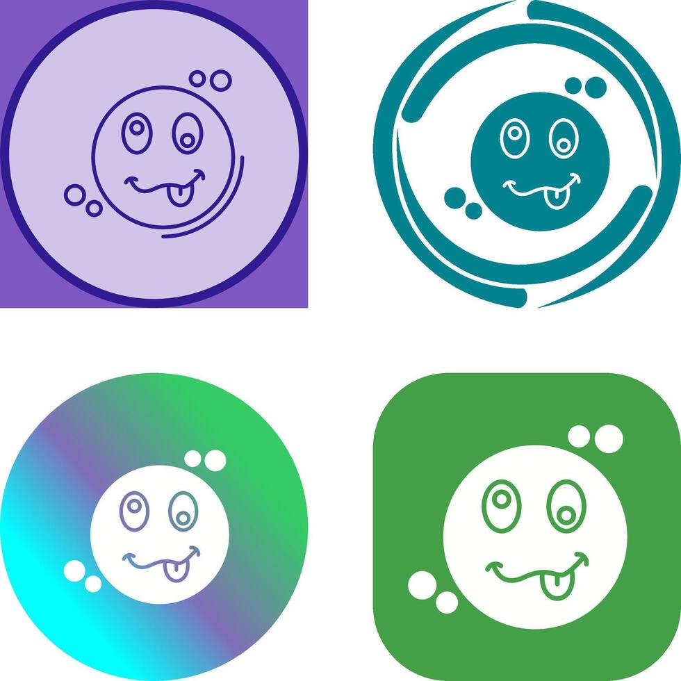 Silly Icon Design vector