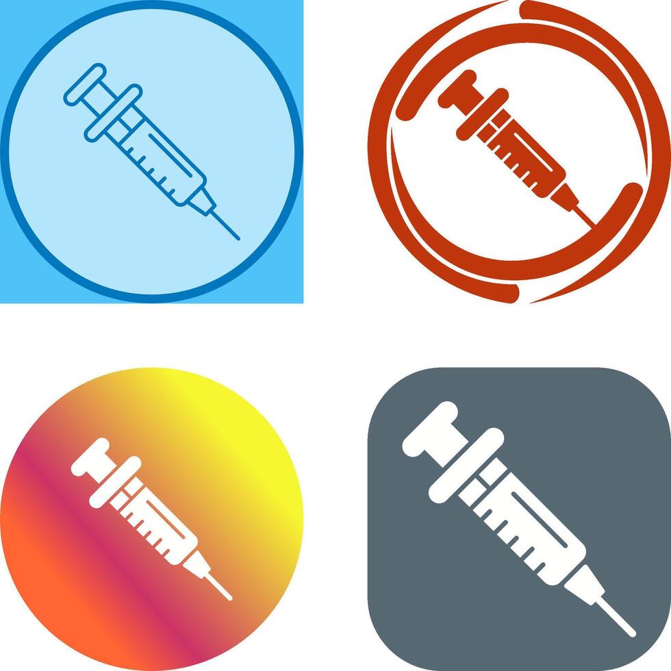 Injection Icon Design vector