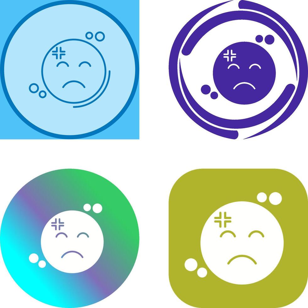 Dissapointment Icon Design vector