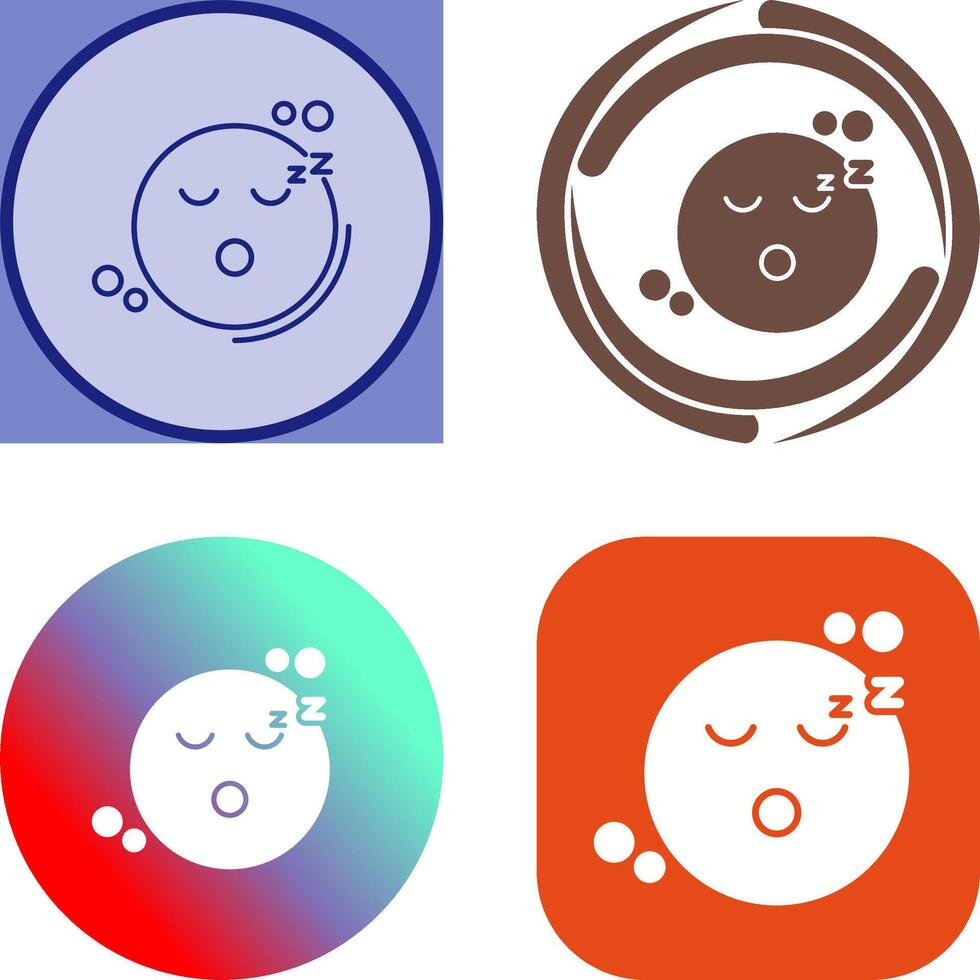 Sleep Icon Design vector