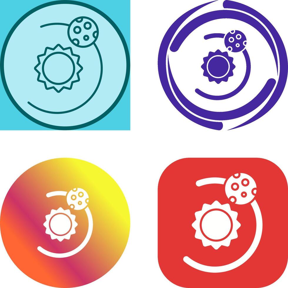 Orbit Icon Design vector
