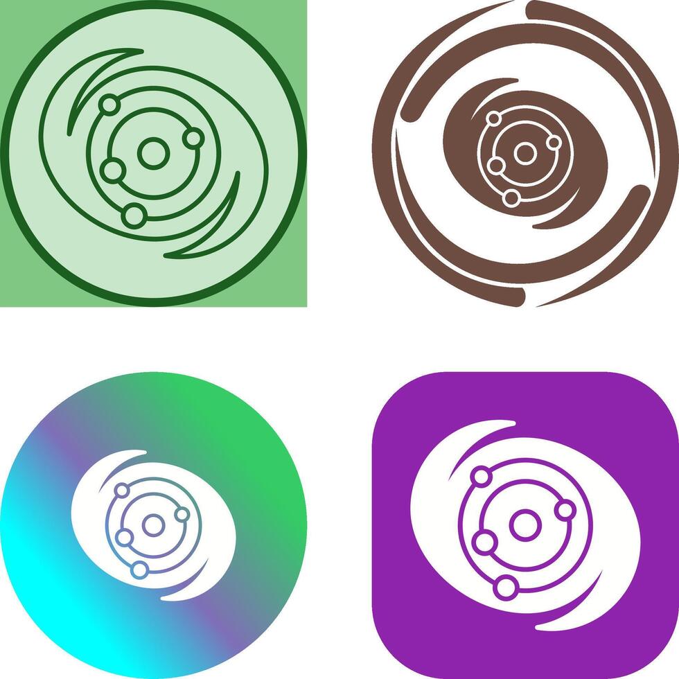 Galaxy Icon Design vector