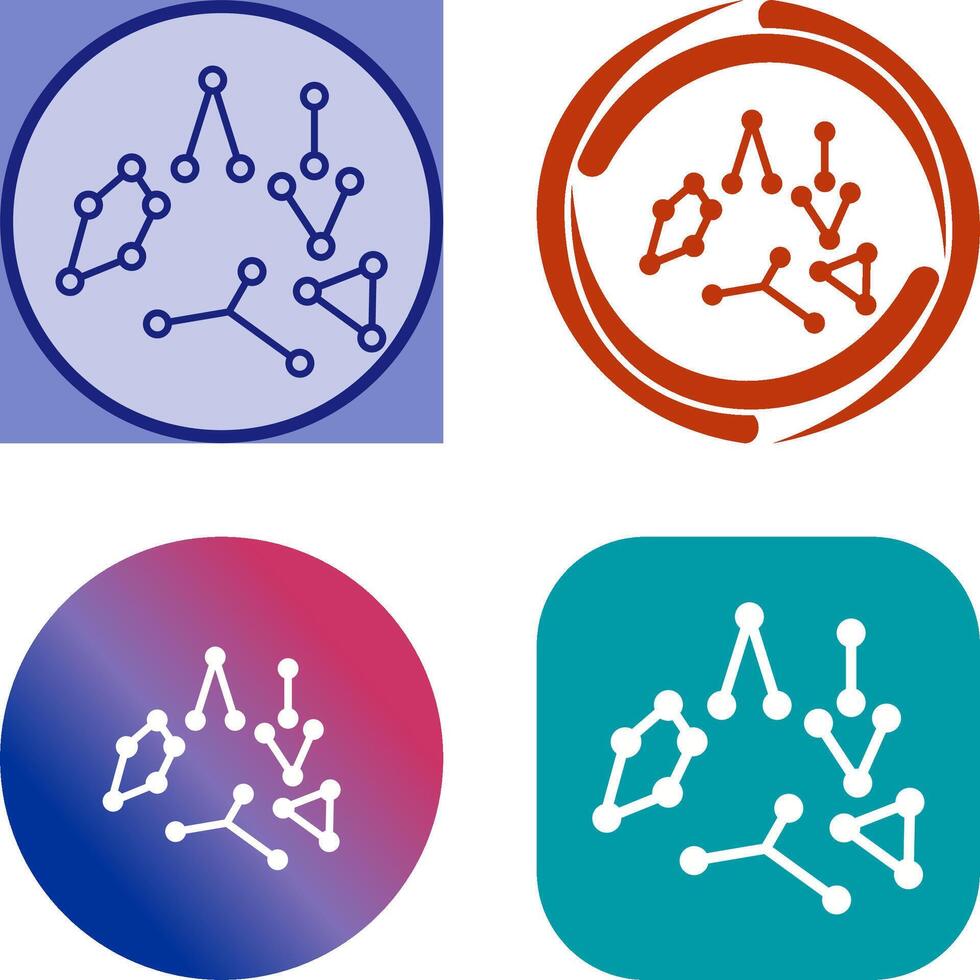 Constellation Icon Design vector