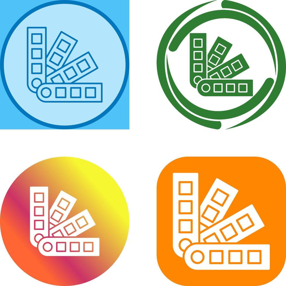 Pantone Icon Design vector