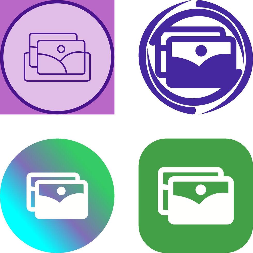 Photograph Icon Design vector