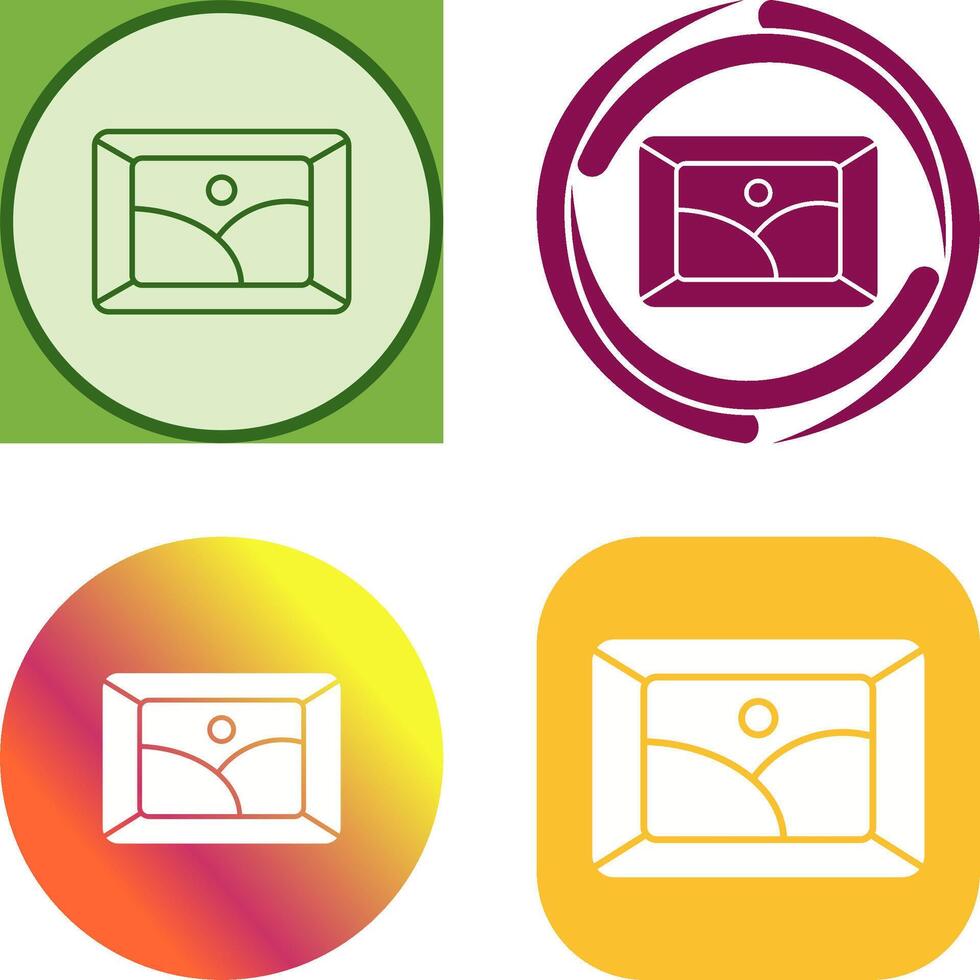 Frame Icon Design vector