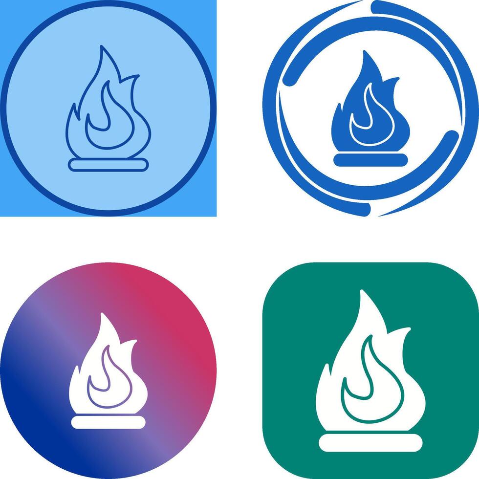 Fire Icon Design vector