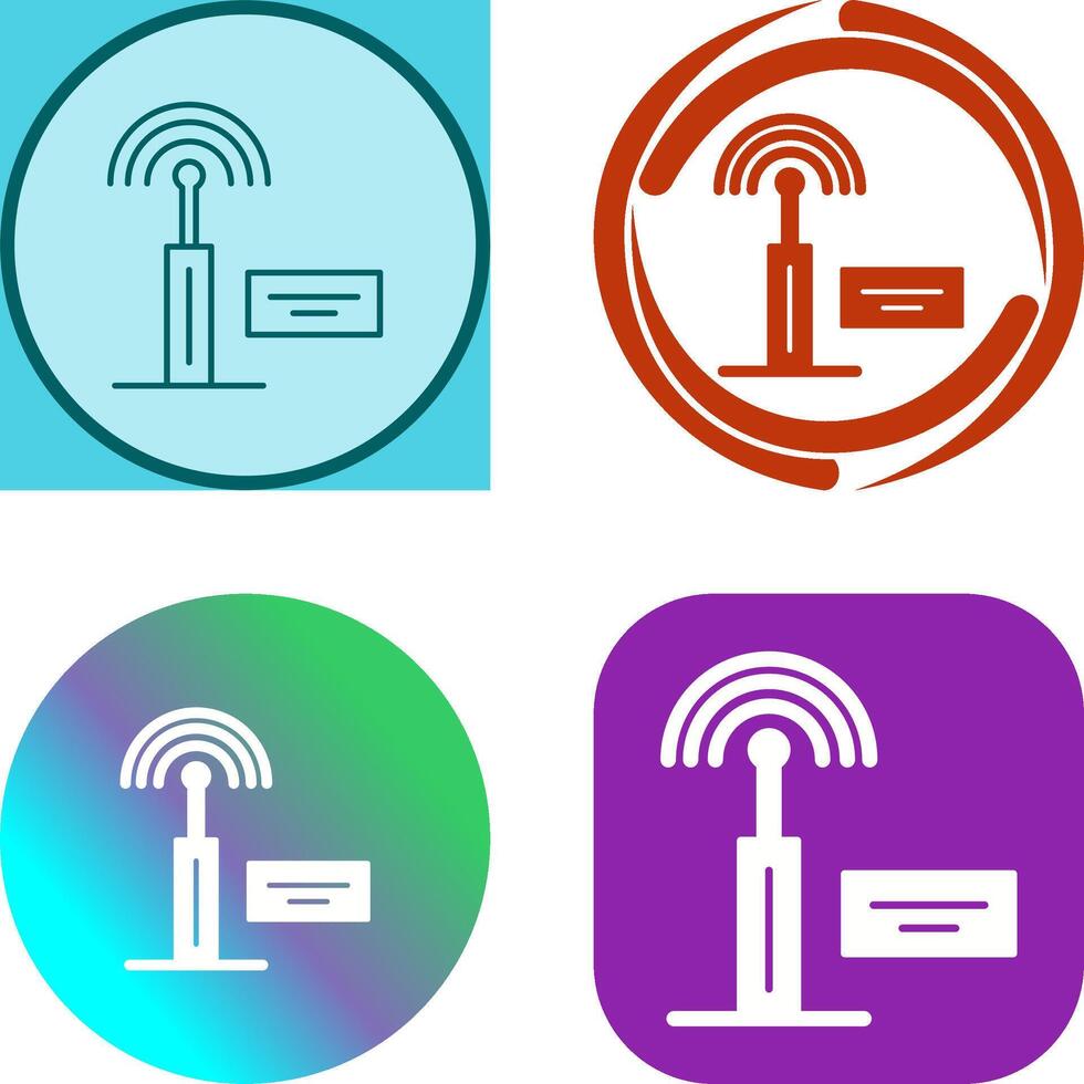 Signal Icon Design vector