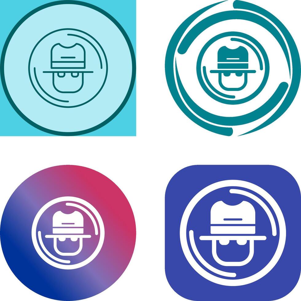 Spy Icon Design vector