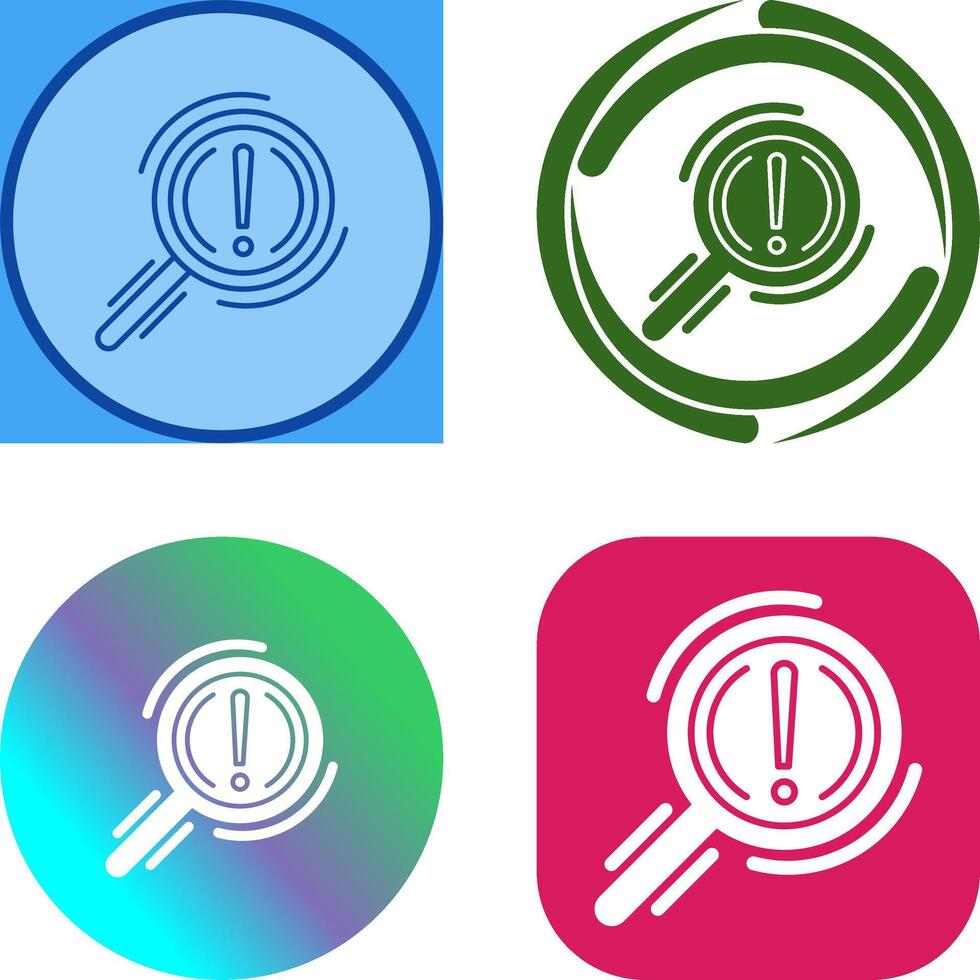 Problem Icon Design vector